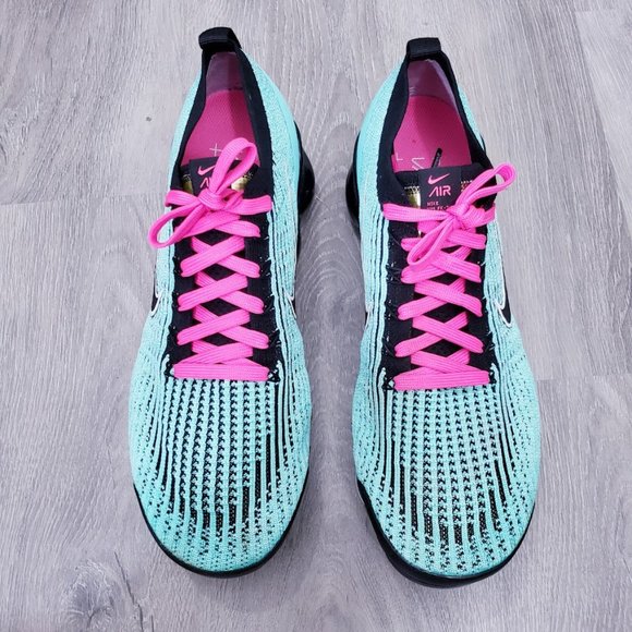 vapormax turquoise and pink